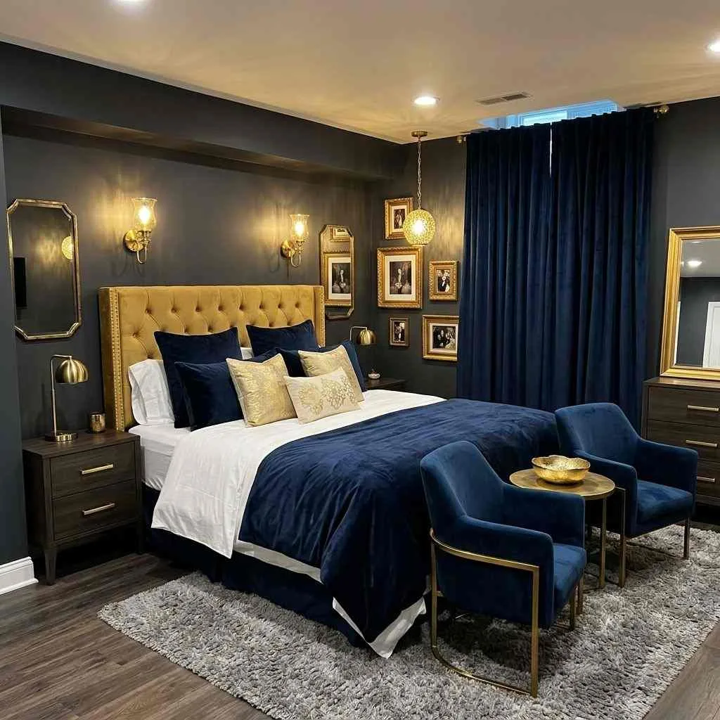 The Velvet and Gold Luxury Lounge