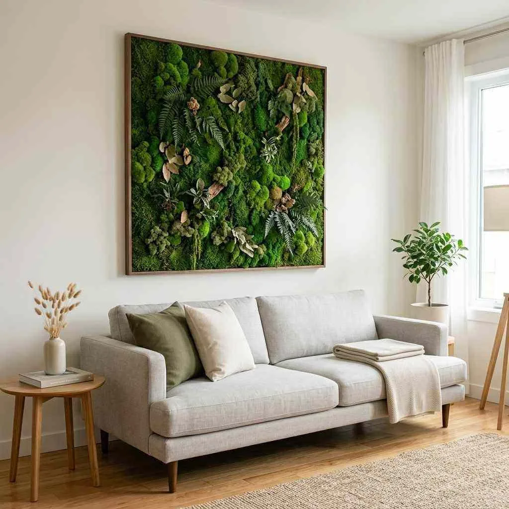 Moss Walls or Preserved Plant Panels