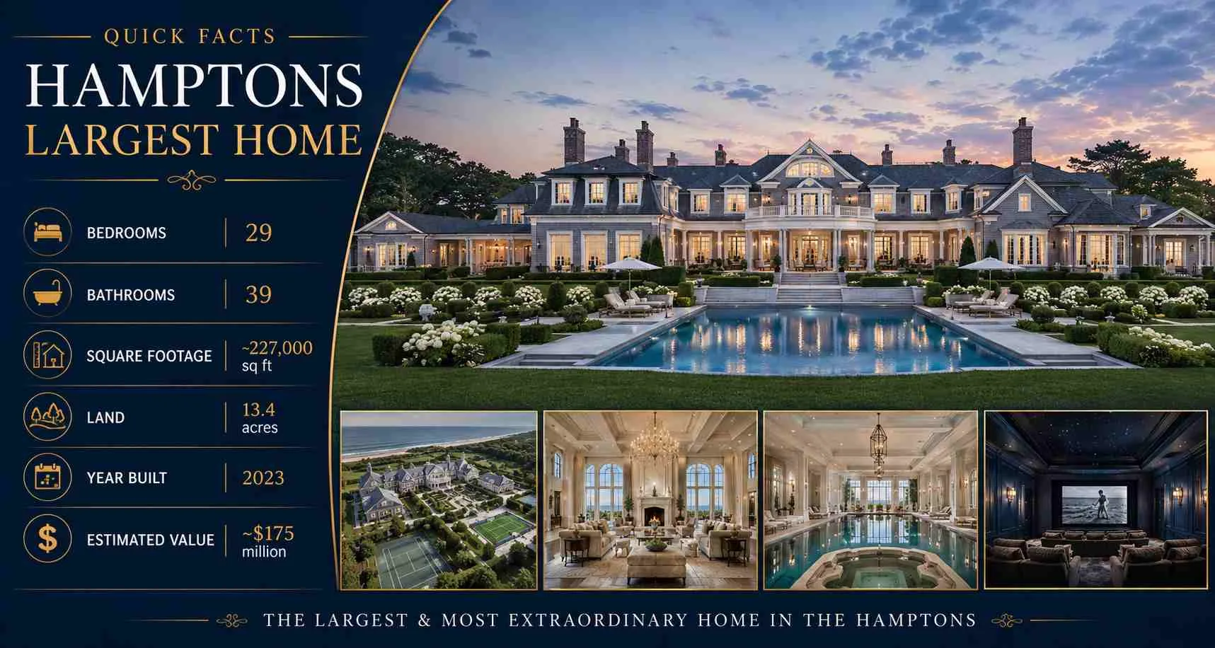 Hamptons Largest Home: Fair Field and the Estates That Define Extreme Luxury 1 Hamptons Largest Home