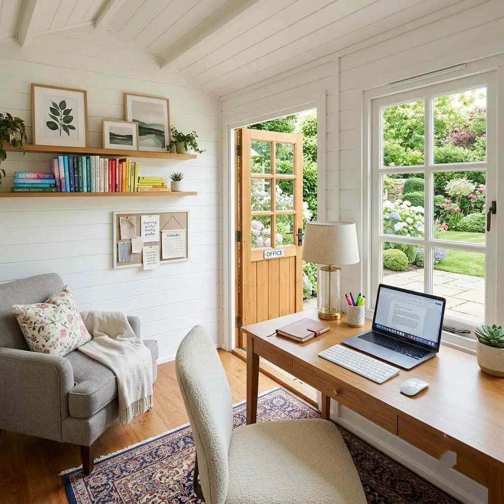 18 Home Office Ideas for Women: Create Your Dream Workspace 14 The She-Shed Backyard Office