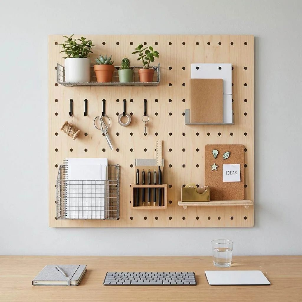 14 Home Office and Guest Room Combo Ideas 15 The Pegboard Organizer: Functional Art for Your Office Wall