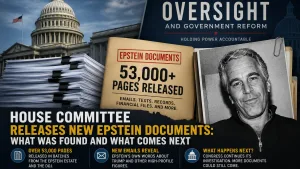 House Committee Releases New Epstein Documents