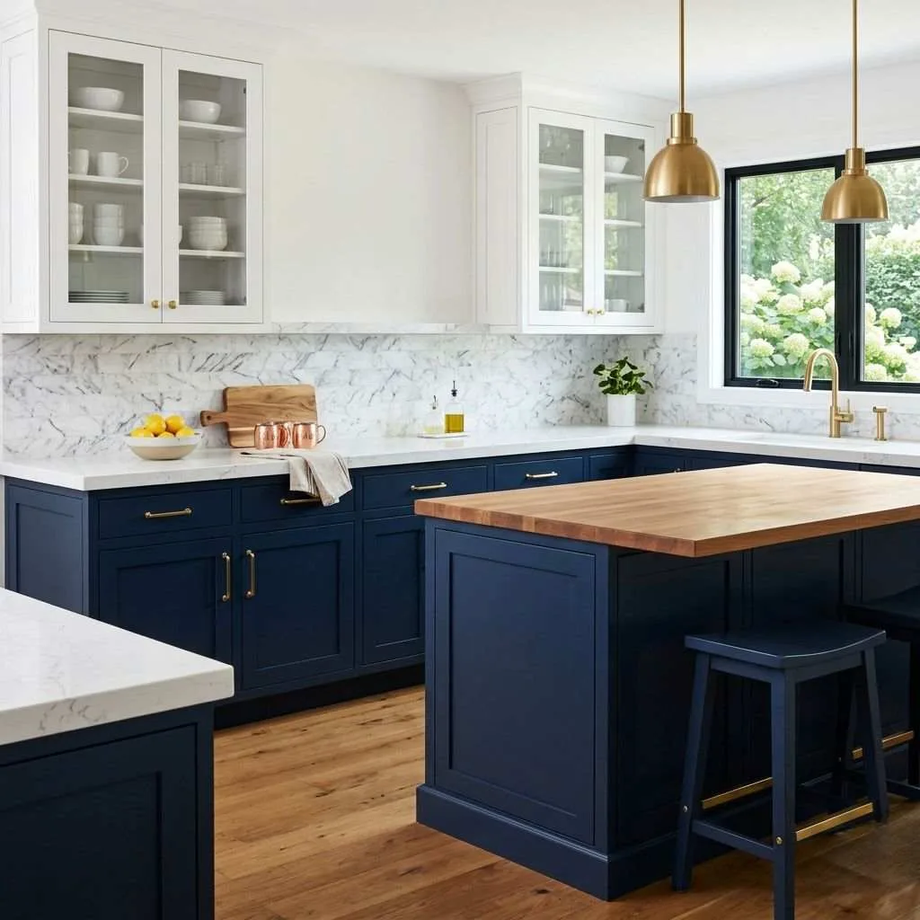 Try Bold Navy Blue for a Dramatic Statement