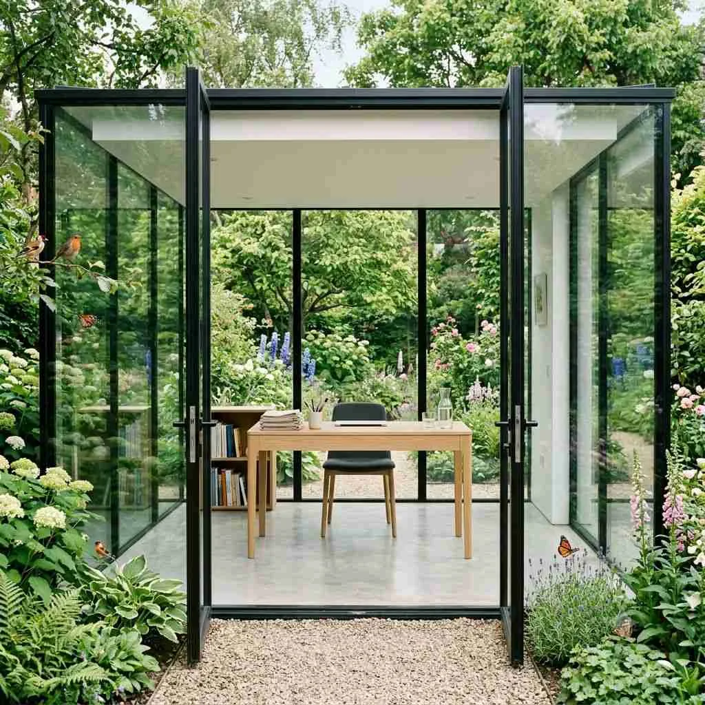 The Glass-Walled Garden Studio