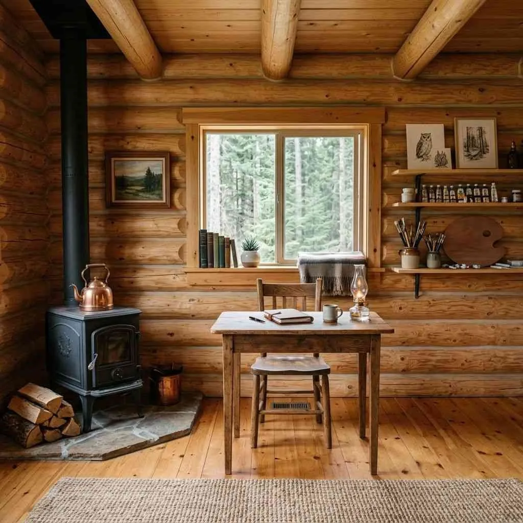The Rustic Log Cabin Studio