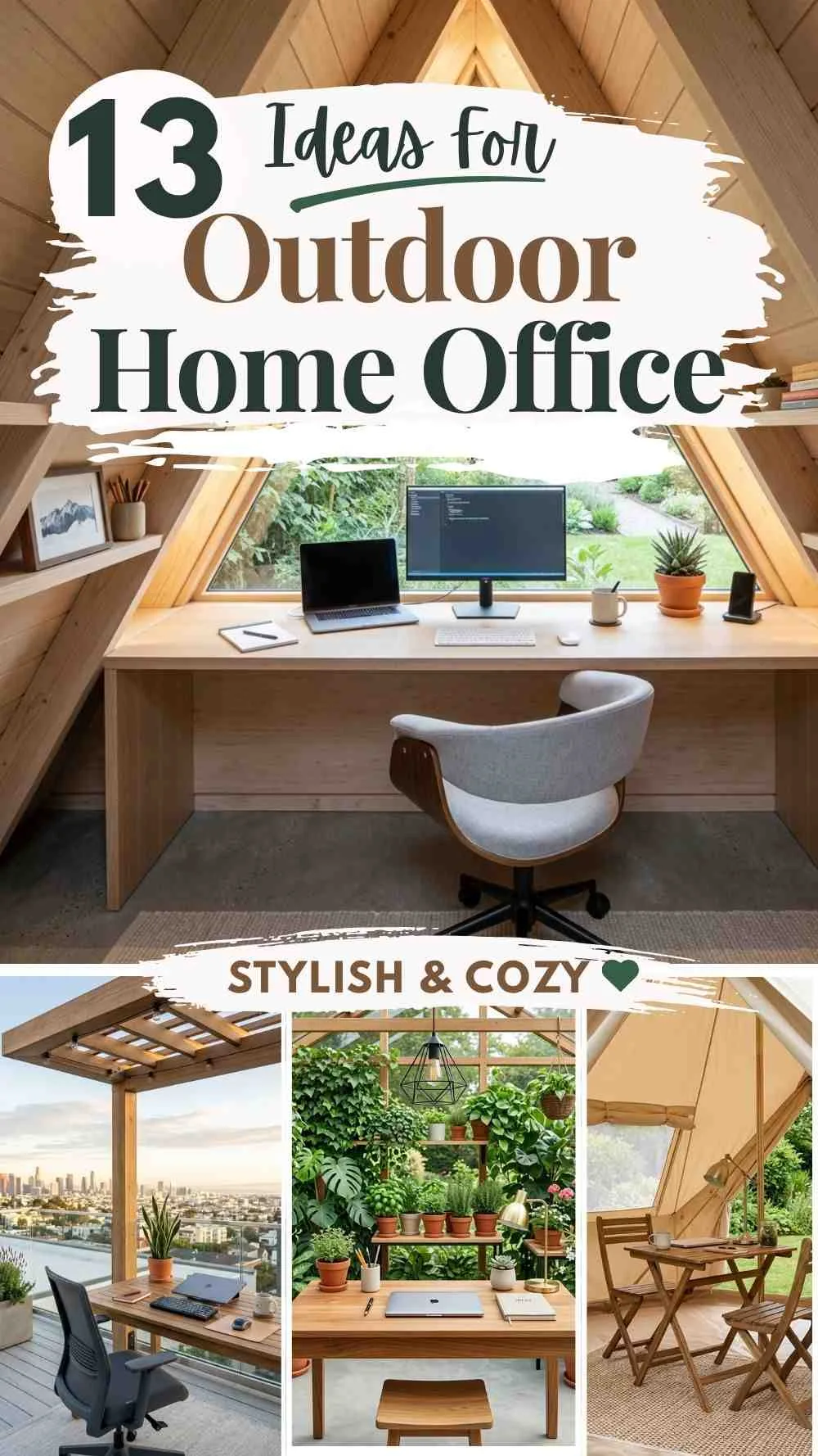 Ideas for an Outdoor Home Office