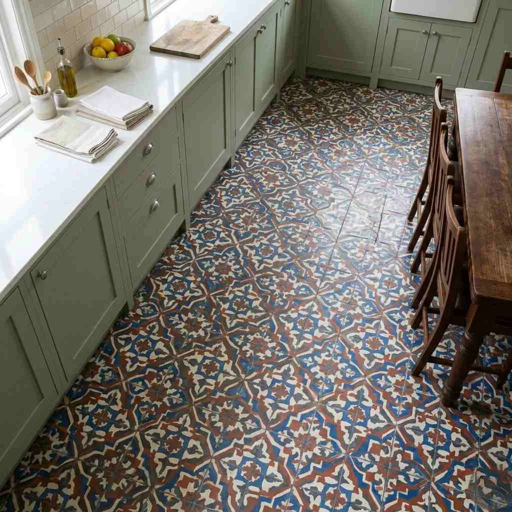 Patterned Encaustic Tiles