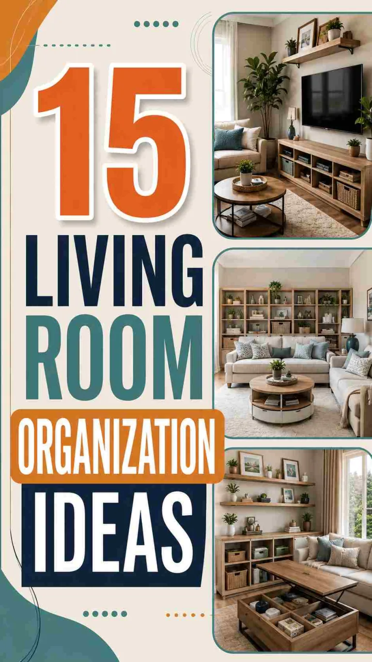 Living Room Organization Ideas