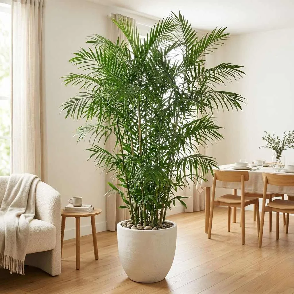 15 Living Room Plants Decor Ideas That'll Transform Your Space 10 Tall Bamboo Palm for Privacy