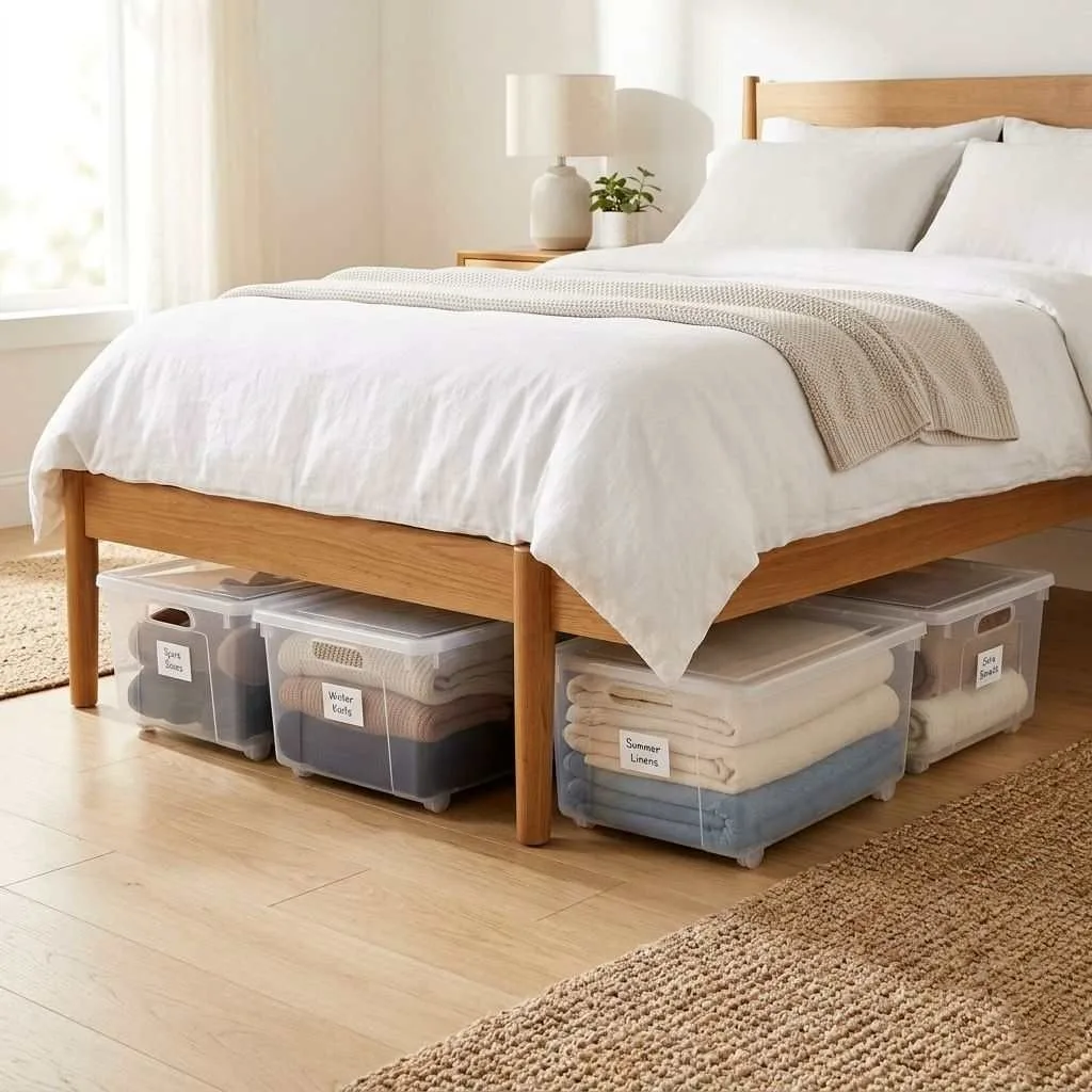 Use Under-Bed Storage the Smart Way