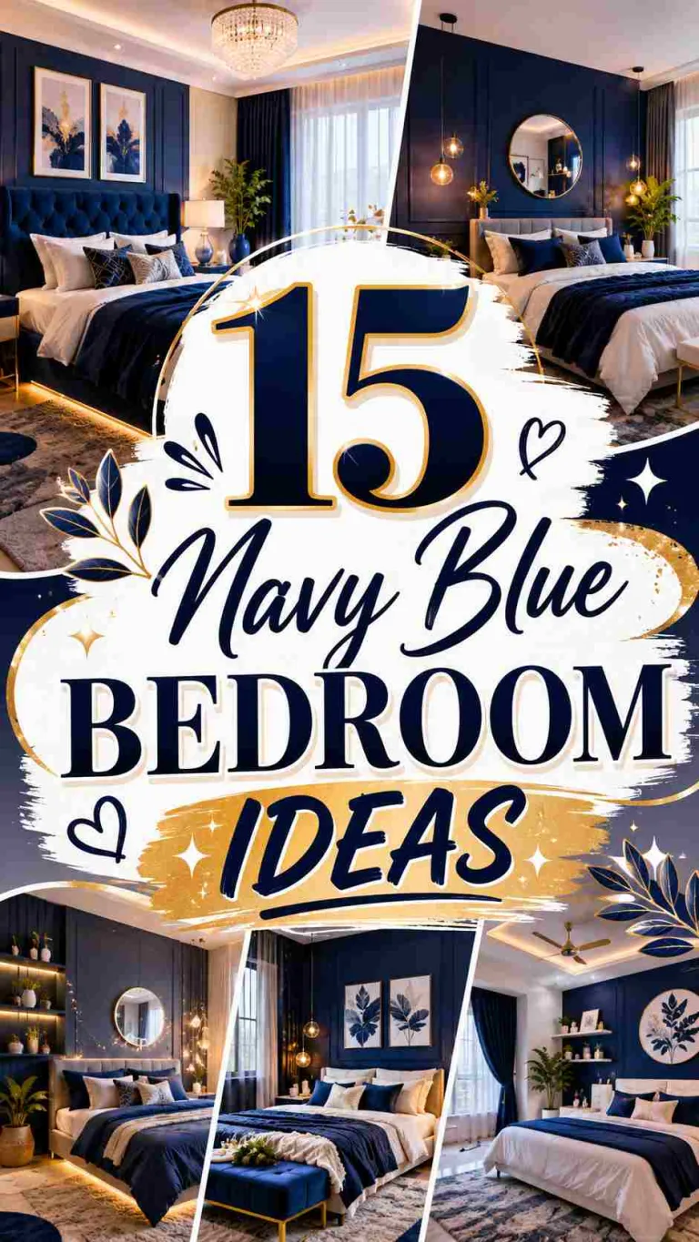 Navy Blue Bedroom Ideas
