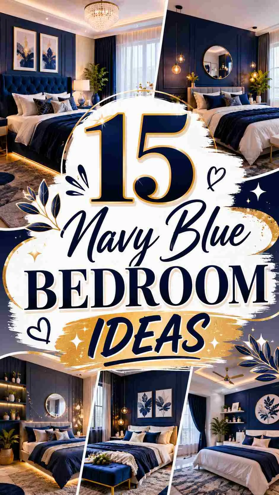 15 Navy Blue Bedroom Ideas That'll Make You Never Want to Leave Your Room 1 Navy Blue Bedroom Ideas