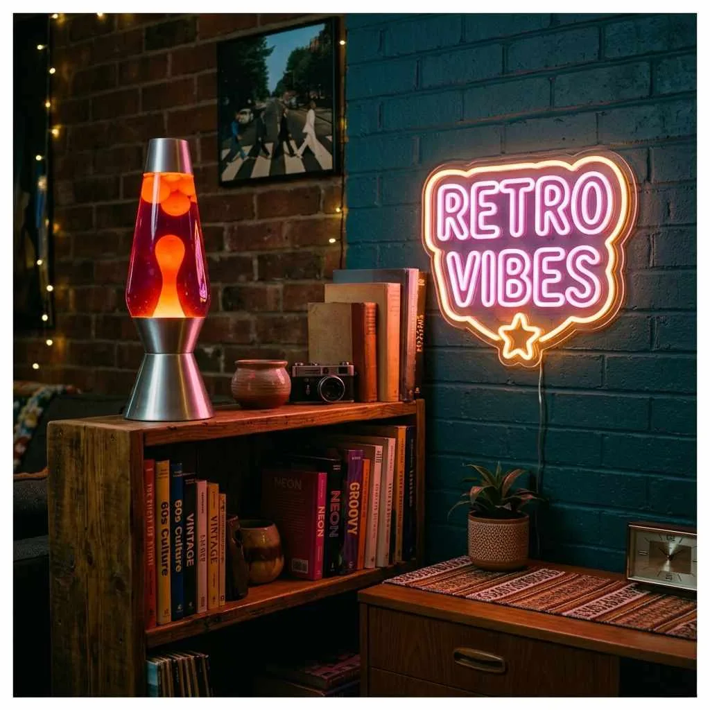 Introduce a Lava Lamp or Neon Sign