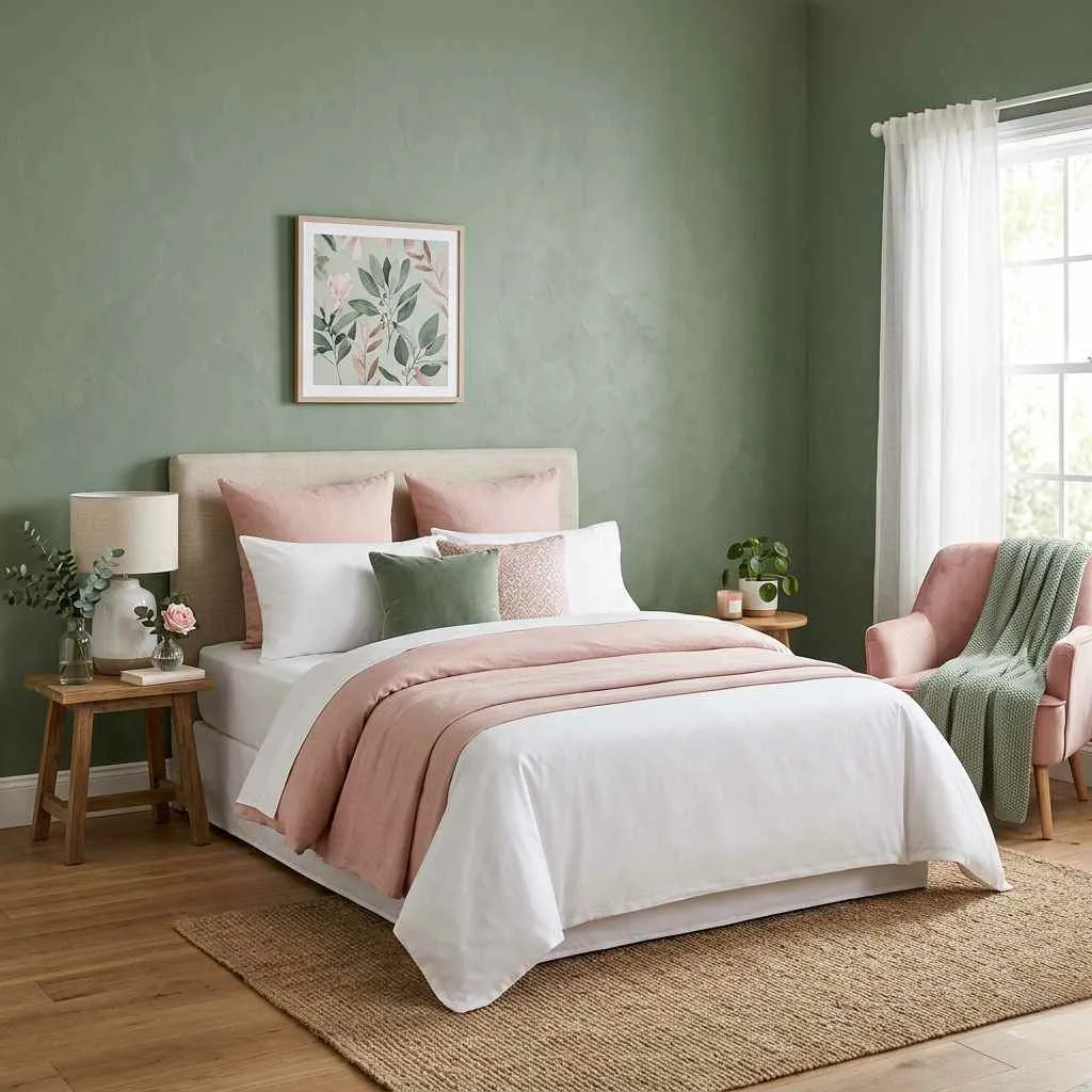 Sage Green and Blush Pink Dreamy Combination