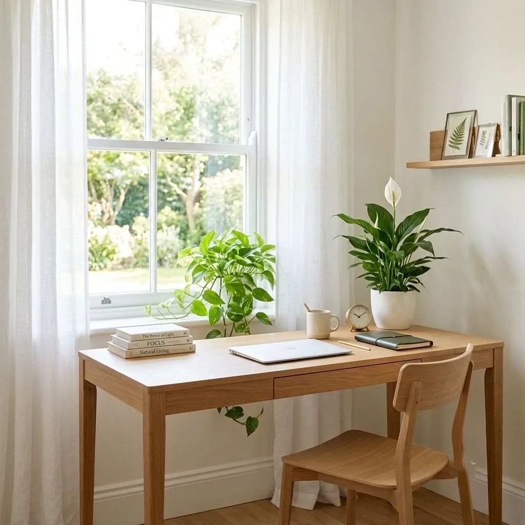 16 Study Room Ideas to Transform Your Learning Space 5 The Natural Light Haven