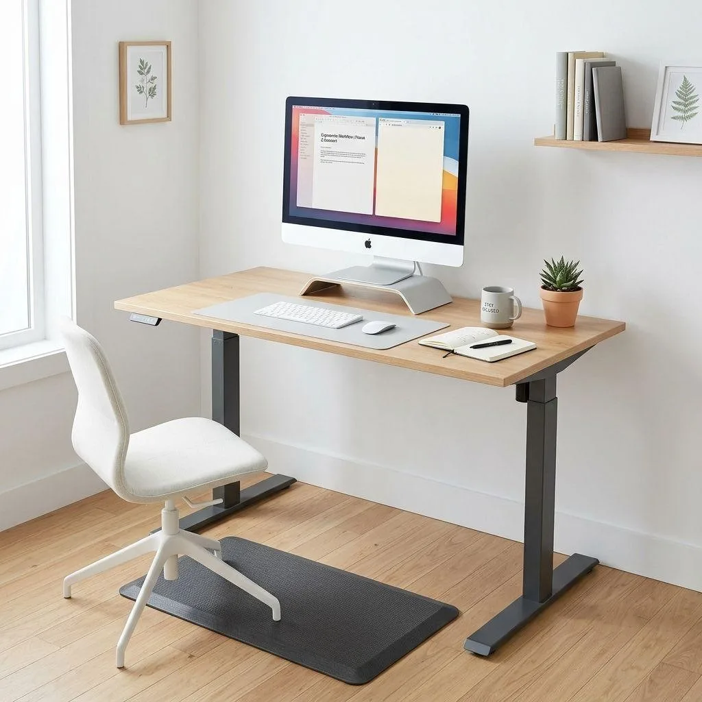 16 Study Room Ideas to Transform Your Learning Space 4 The Standing Desk Setup