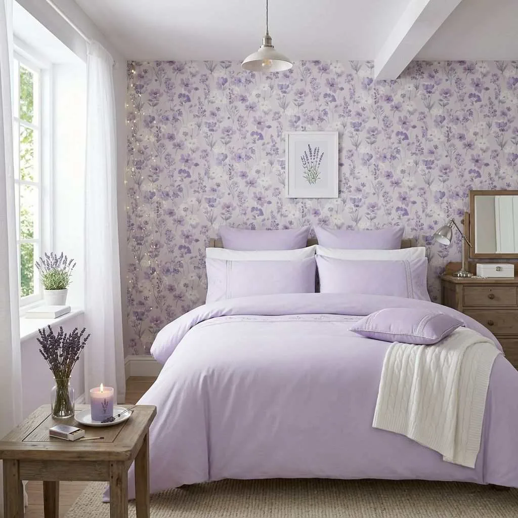 Soft Lavender Daydream Bedroom