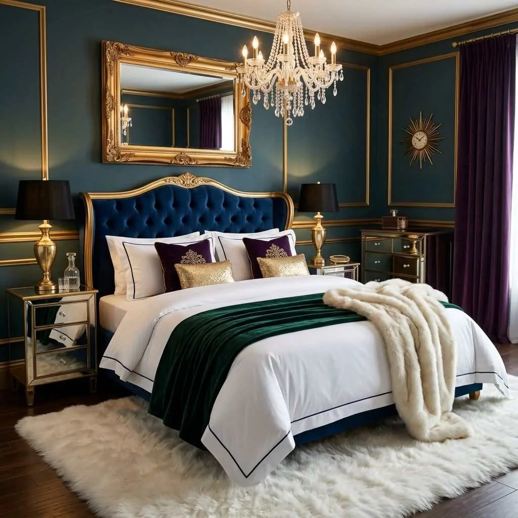 Glam Hollywood Bedroom
