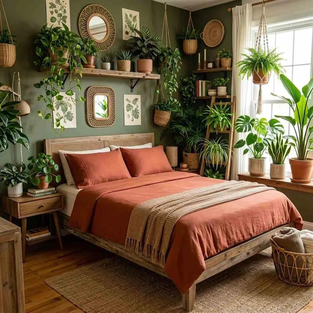 Plant Lover's Jungle Bedroom