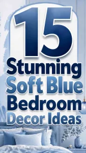 Stunning Soft Blue Bedroom Decor Ideas