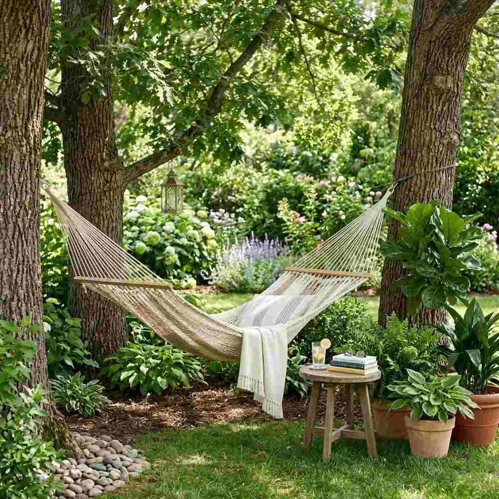 17 Summer Outdoor Decoration Ideas to Transform Your Backyard 12 Create a Relaxing Hammock Corner