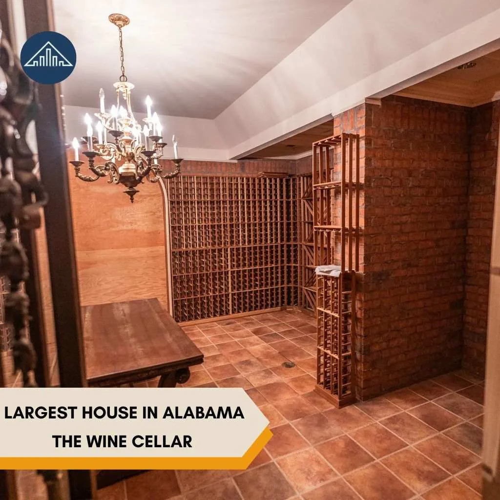 The Largest House in Alabama: Inside the $11.8 million Chateau Montagel 2026 9 The Largest House in Alabama The Wine Cellar