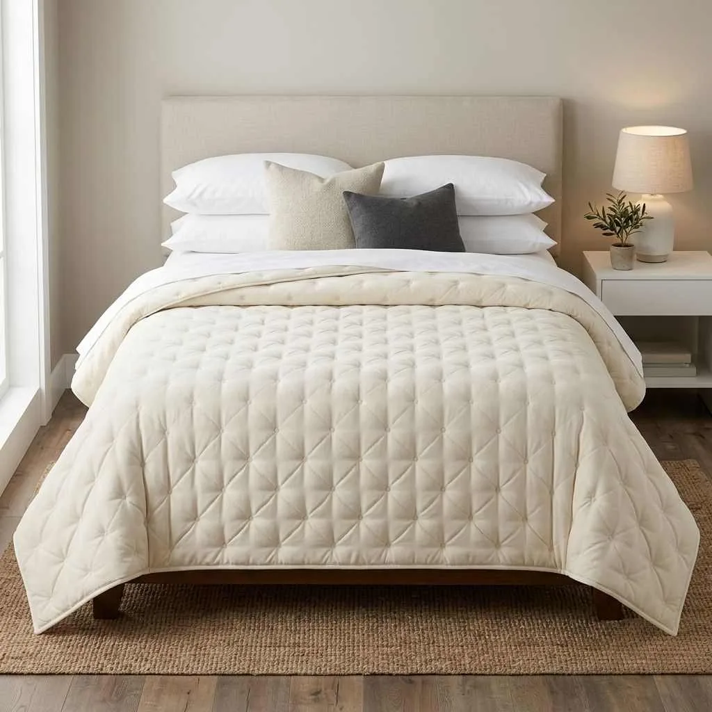 Tufted Quilted Bedspread