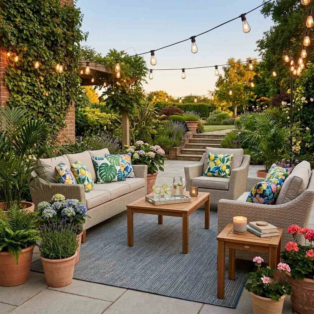 15 Vibrant Summer Home Inspiration Ideas 5 Transform Your Patio Into a True Outdoor Living Room