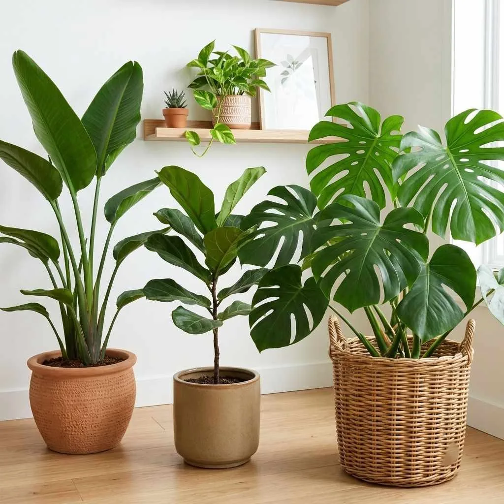 15 Vibrant Summer Home Inspiration Ideas 2 Bring the Tropics Indoors With Lush Houseplants