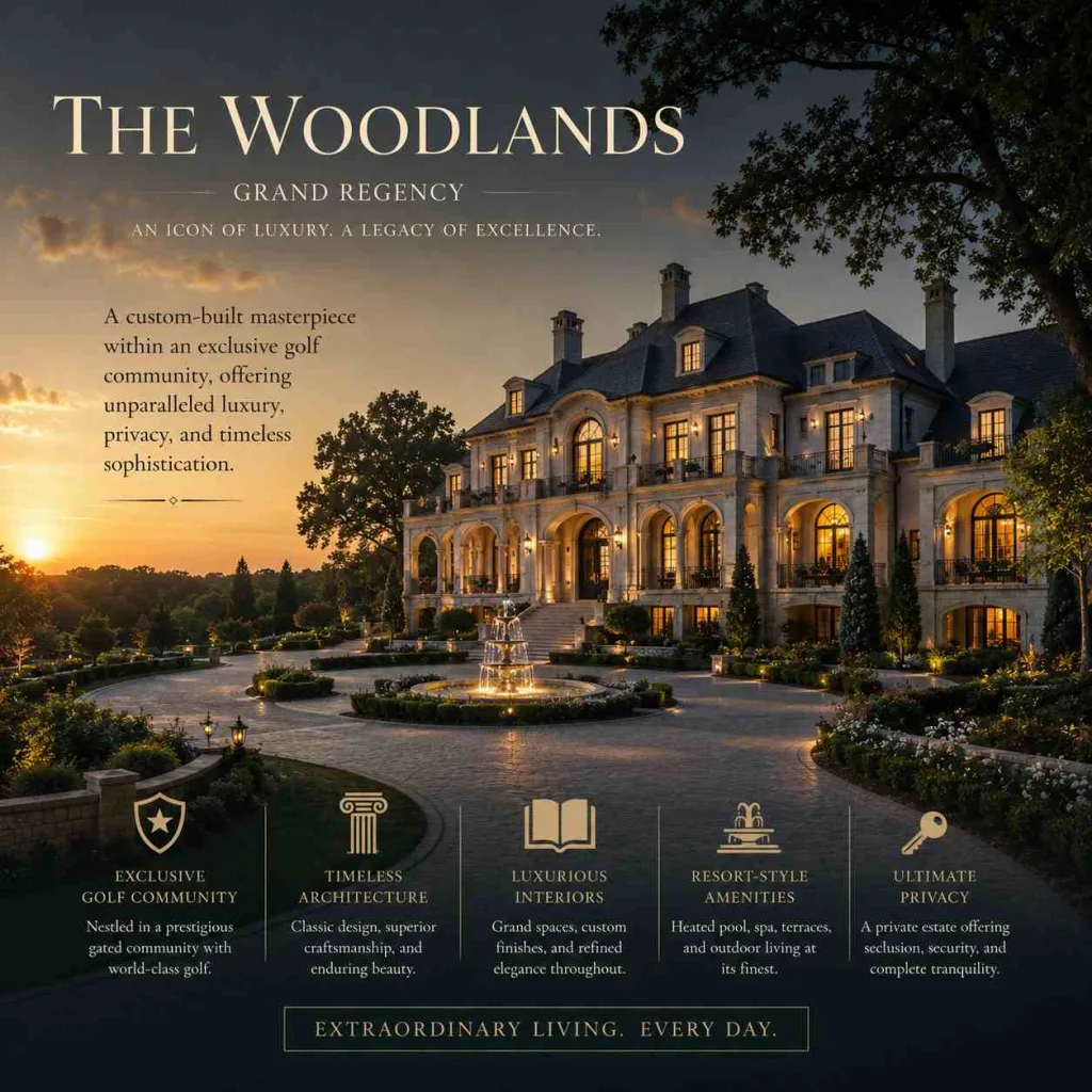 Biggest House In Texas  the wodd lands