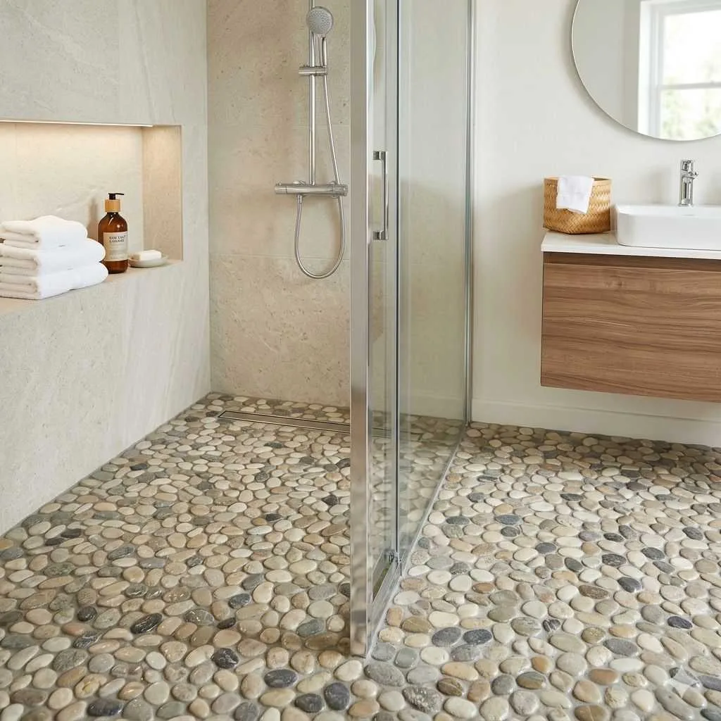 Natural Stone Pebble Flooring