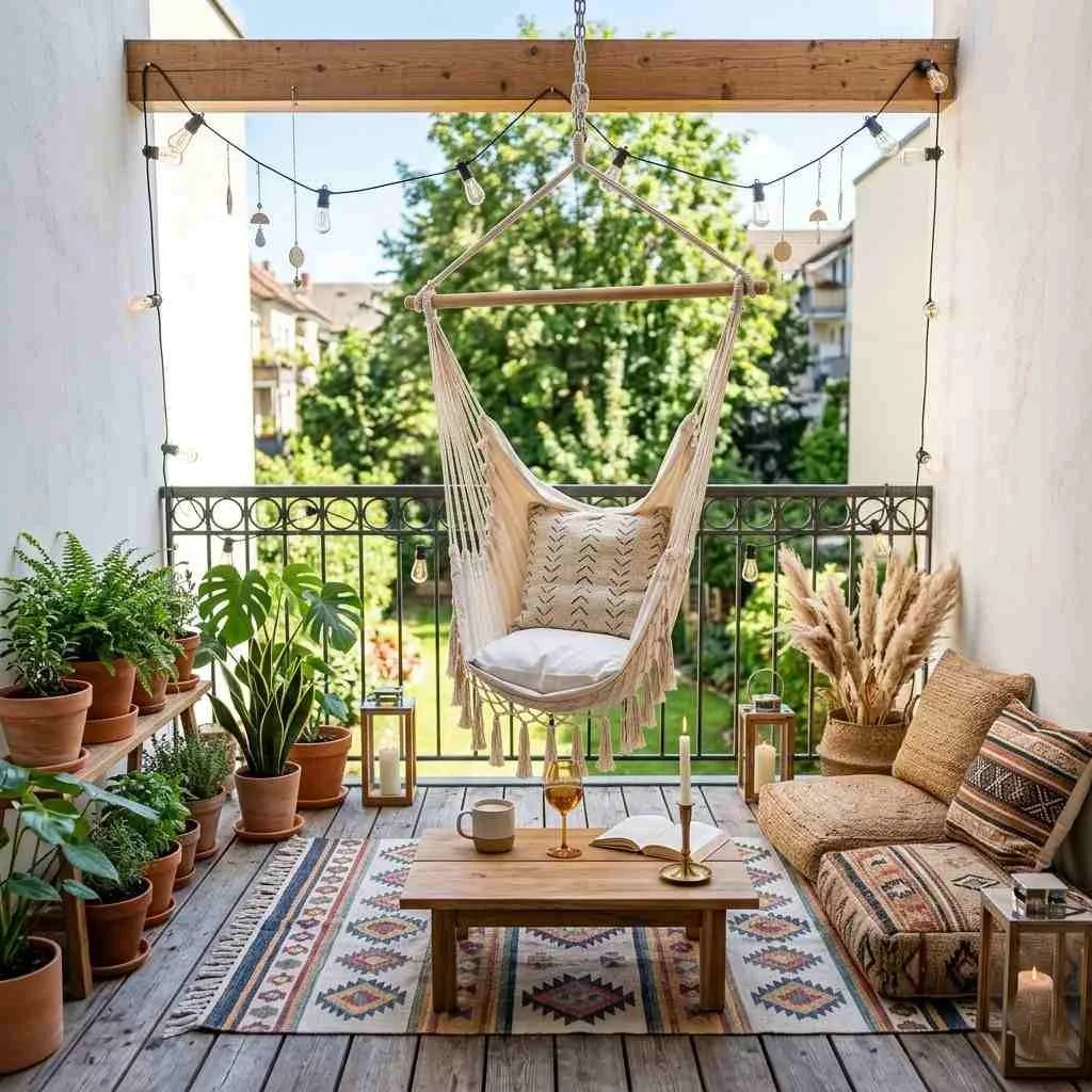 Create a Bohemian Outdoor Oasis on Your Balcony or Patio