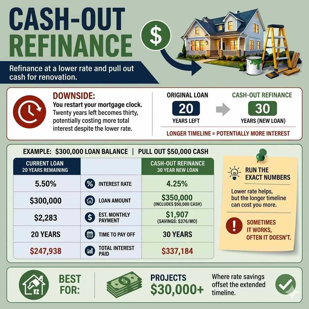 Home Upgrading Mintpalment: A Real Architect's Guide to Smart Renovations That Add Value 5 Home Upgrading Mintpalment Option 3: Cash-Out Refinance