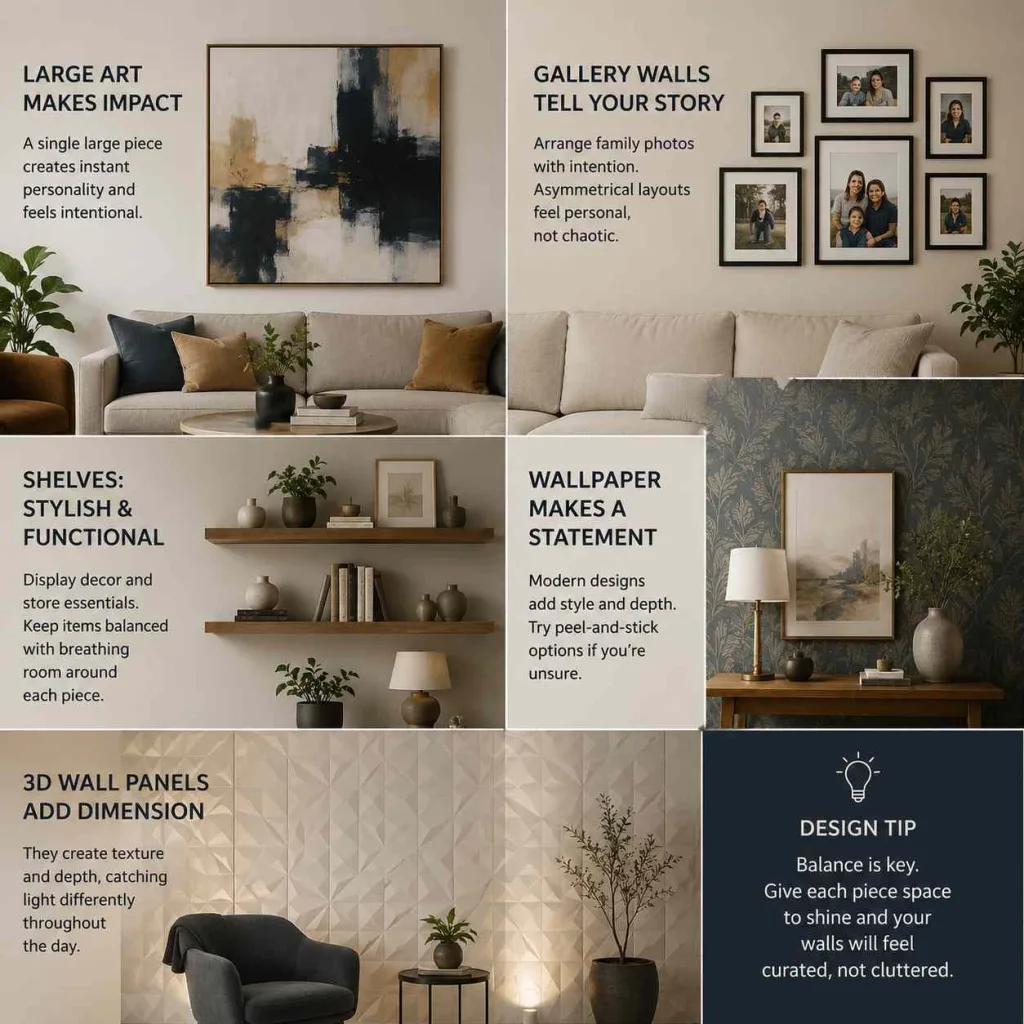 Interior Decoration Tips Mintpaldecor: Create a Home That Works for You 6 Interior Decoration Tips Mintpaldecor Beautify Your Walls Thoughtfully Several approaches work, depending on your style