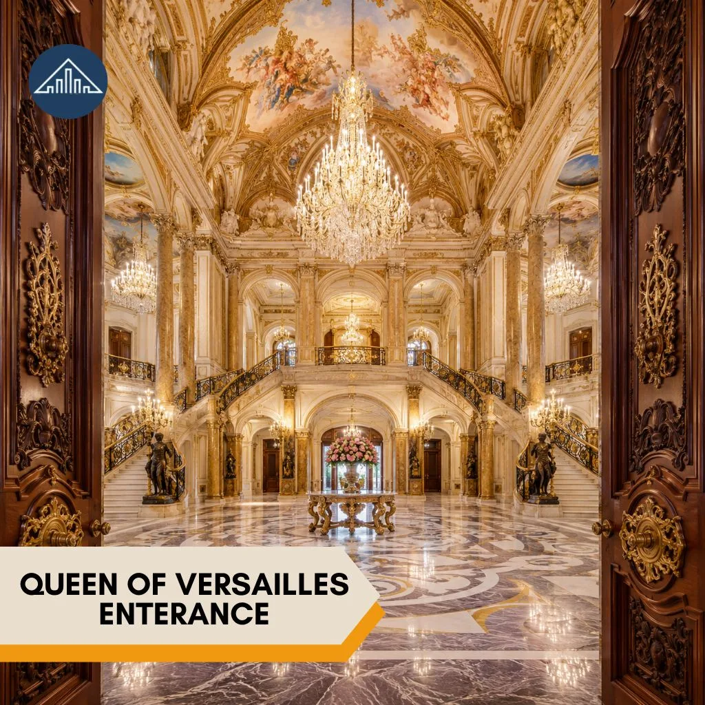 Queen of Versailles $100 Million Mansion: The Story Behind Most Ambitious Home Project 3 Queen of Versailles $100M Mansion enterance