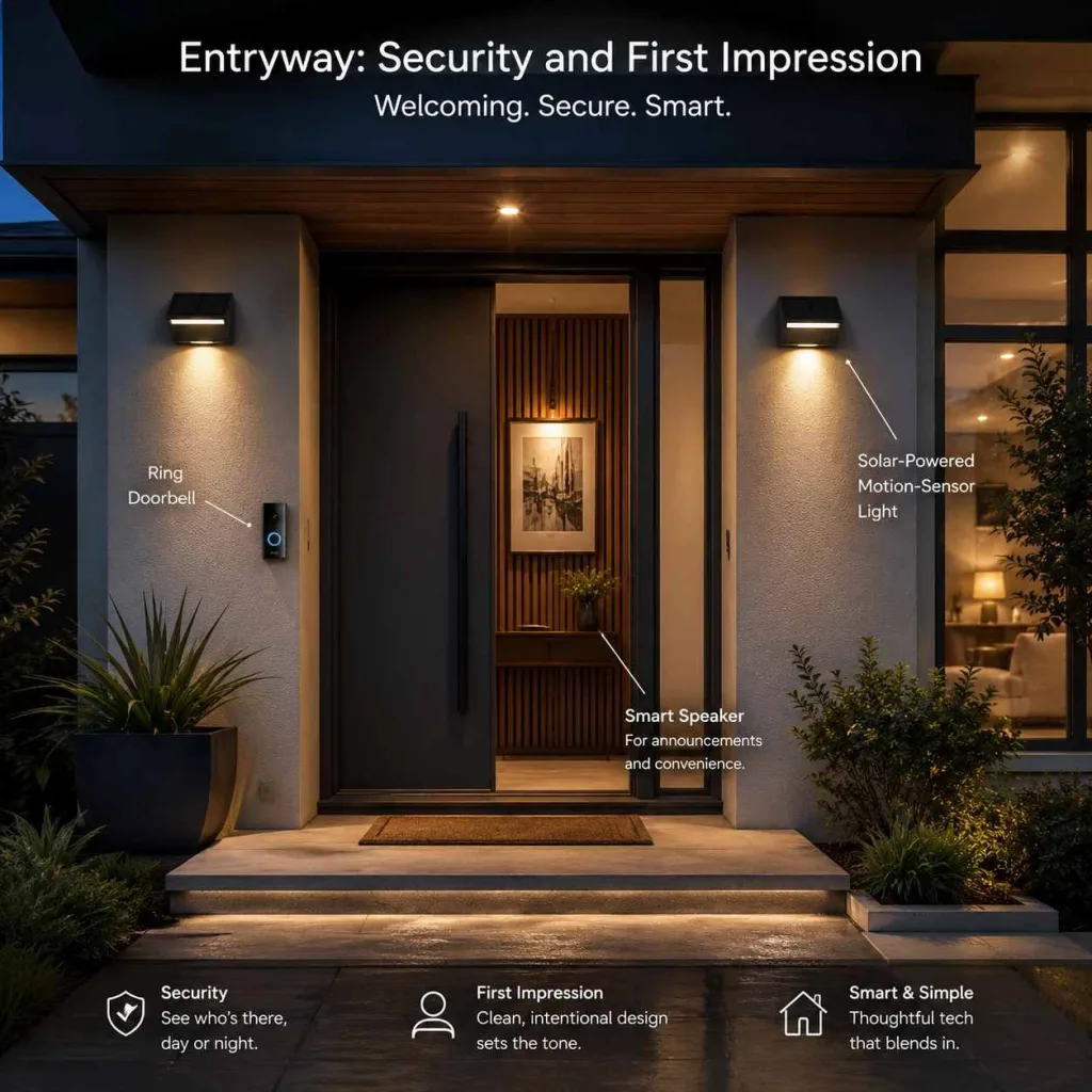 How to Set Up My Home Decoradtech  Entryway: Security and First Impression