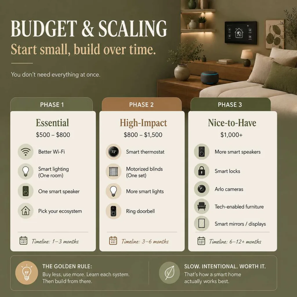 How to Set Up My Home Decoradtech Budget and Scaling—Start Small, Build Over Time