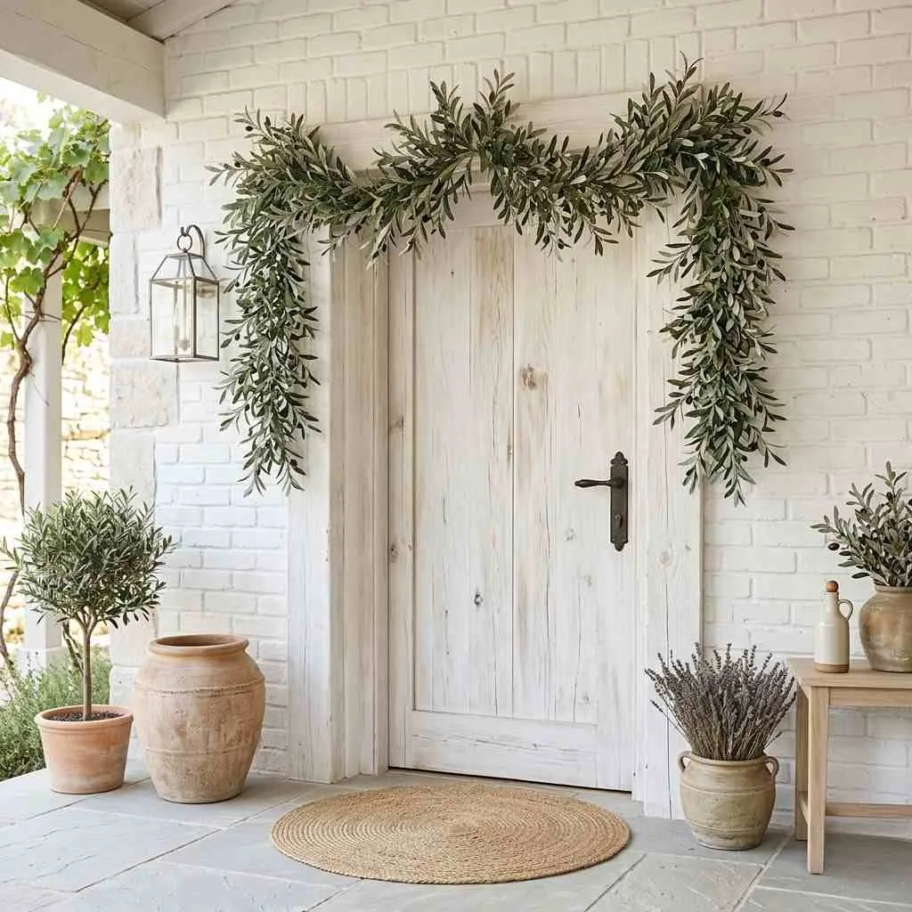 Faux Olive Branch Garland