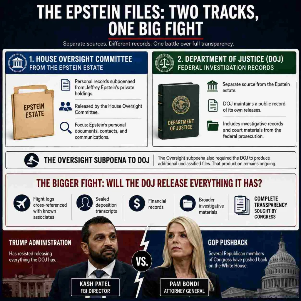 House Committee Releases New Epstein Documents: What Was Found and What Comes Next 8 House Committee Releases New Epstein Documents The DOJ's Role and the Separate Fight Over Federal Files