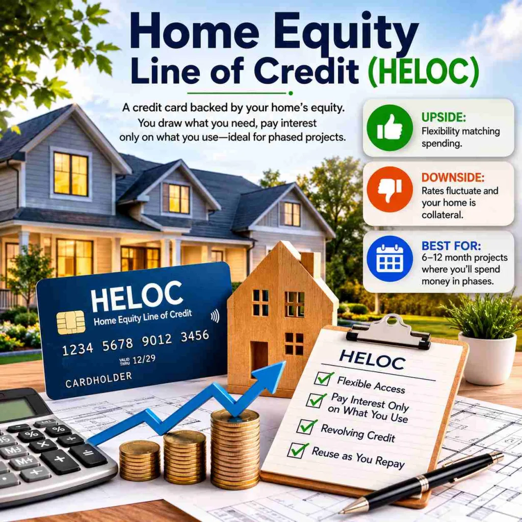 Home Upgrading Mintpalment: A Real Architect's Guide to Smart Renovations That Add Value 3 Home Upgrading Mintpalment Option 1: Home Equity Line of Credit (HELOC)