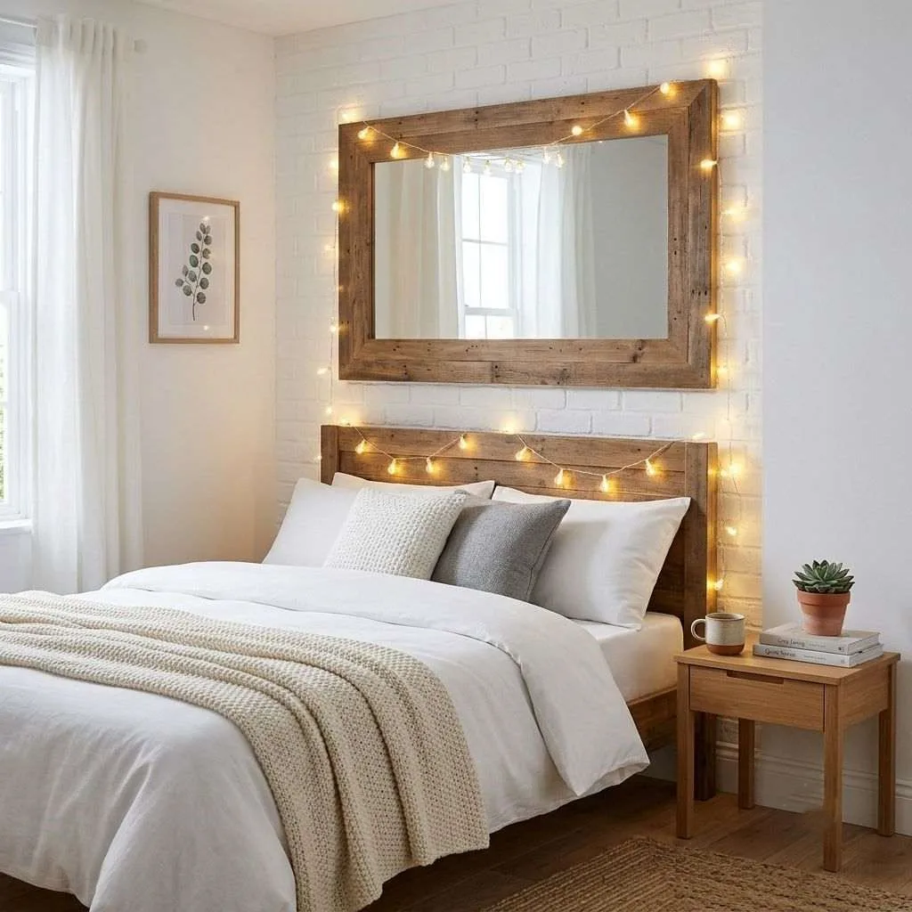 Hang String Lights for Ambient Glow