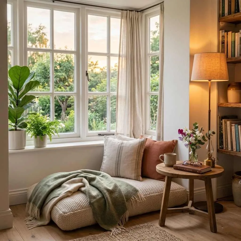 Create a Cozy Reading Nook by the Window