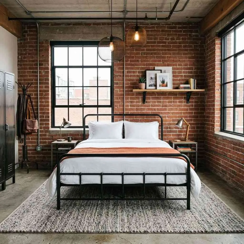 15 Loft Bedroom Ideas to Transform Your Space 7 Try a Industrial-Chic Theme
