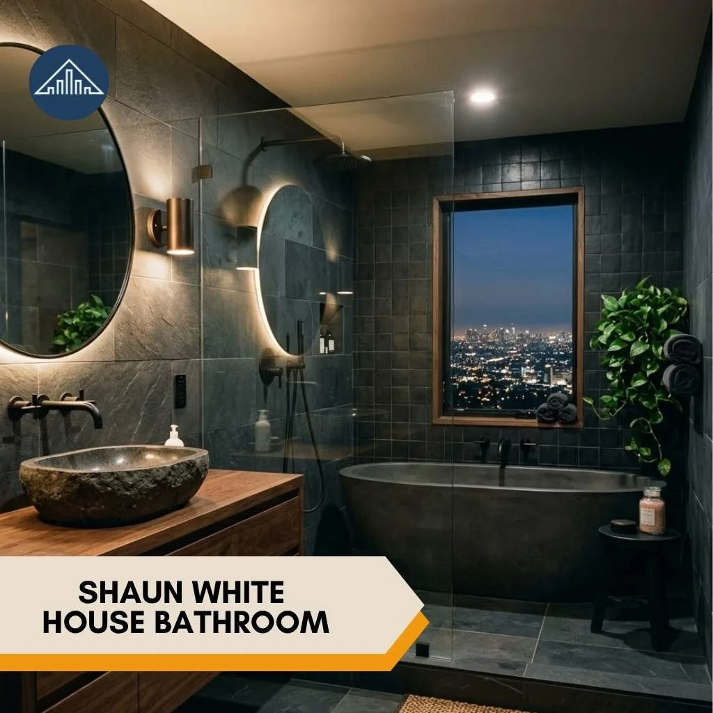 Shaun White House bathroom