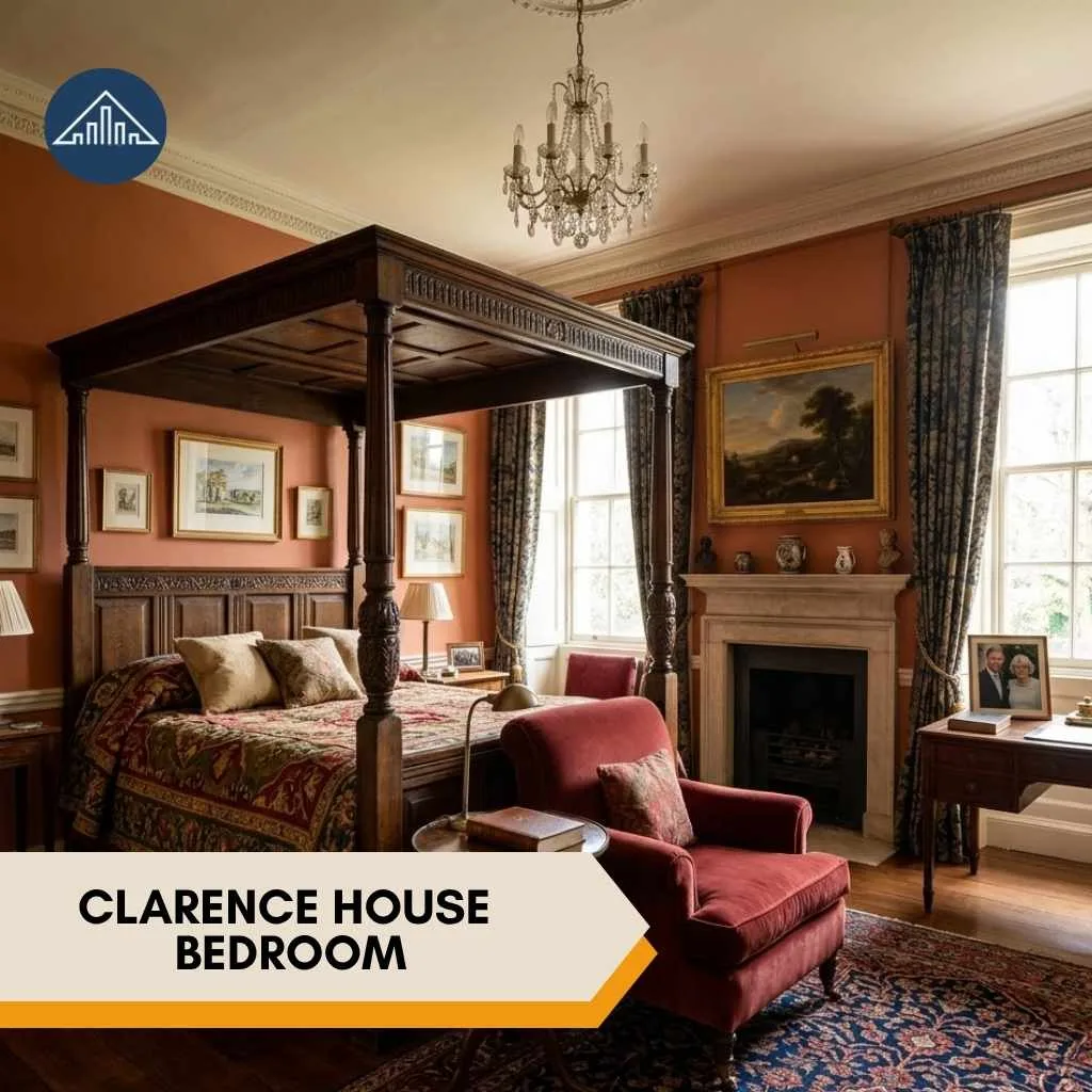 Clarence House: King Charles III's $72 Million London Royal Residence 4 Clarence House Bedroom