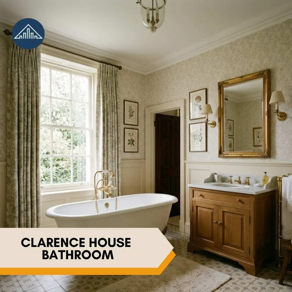 Clarence House: King Charles III's $72 Million London Royal Residence 5 Clarence House Bathroom