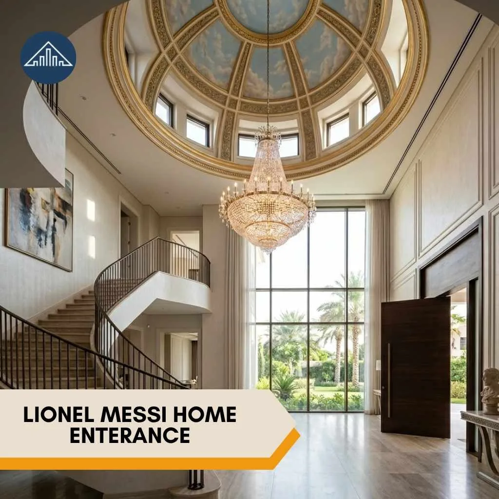 Lionel Messi Home Enterance