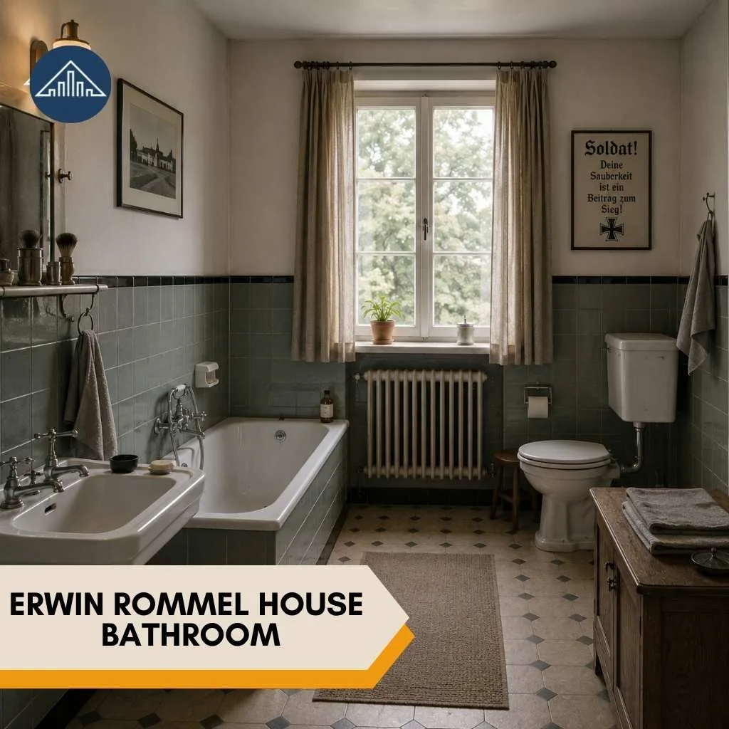 Erwin Rommel House: Inside His Historic Villa in Herrlingen, Germany 5 Erwin Rommel House Bathroom