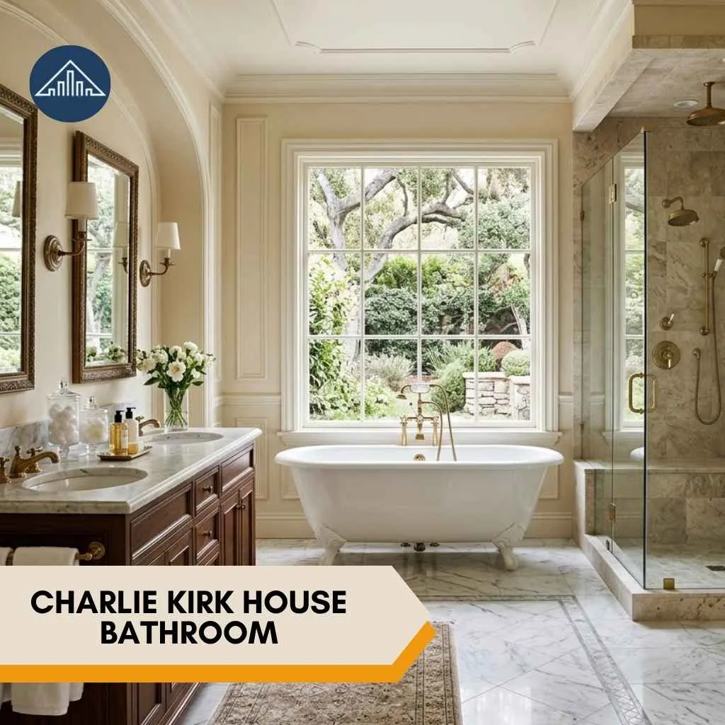 Charlie Kirk House: Inside His $6.5M Scottsdale, Arizona Mansion 5 Charlie Kirk House Bathroom