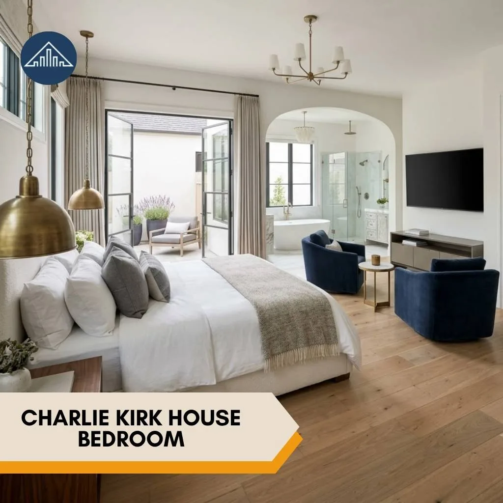 Charlie Kirk House: Inside His $6.5M Scottsdale, Arizona Mansion 4 Charlie Kirk House Bedroom